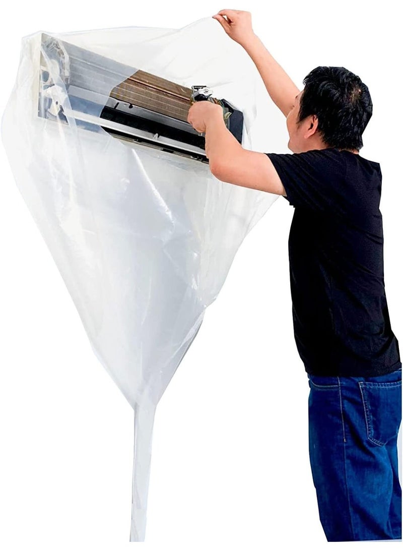 ChicAbode مكيف الهواء غطاء تنظيف مقاوم للماء, غسيل الغبار نظيفة حامي حقيبة, جدار مكيف الهواء غسيل كيس مجموعات, أدوات التنظيف المنزلية - Image 1